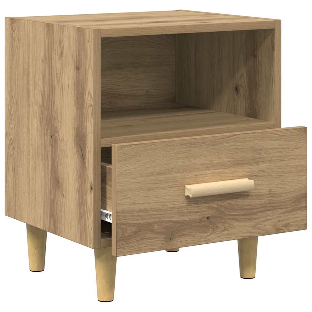 vidaXL Bedside Cabinet 2 pcs Artisan Oak 40 x 35 x 47 cm