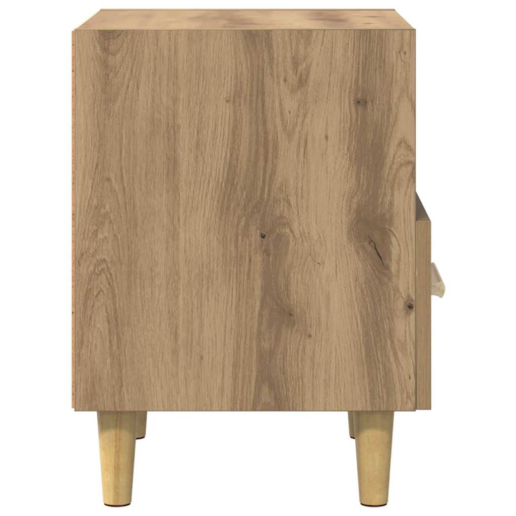 vidaXL Bedside Cabinet 2 pcs Artisan Oak 40 x 35 x 47 cm