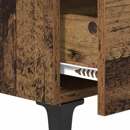 vidaXL Bedside Cabinet Old Wood 40 x 35 x 47.5 cm Engineered Wood