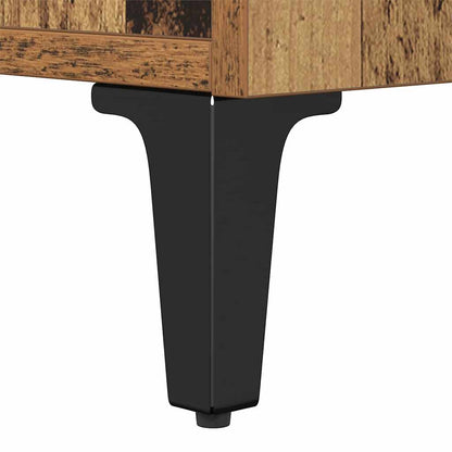 vidaXL Bedside Cabinet Old Wood 40 x 35 x 47.5 cm Engineered Wood