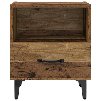 vidaXL Bedside Cabinet Old Wood 40 x 35 x 47.5 cm Engineered Wood