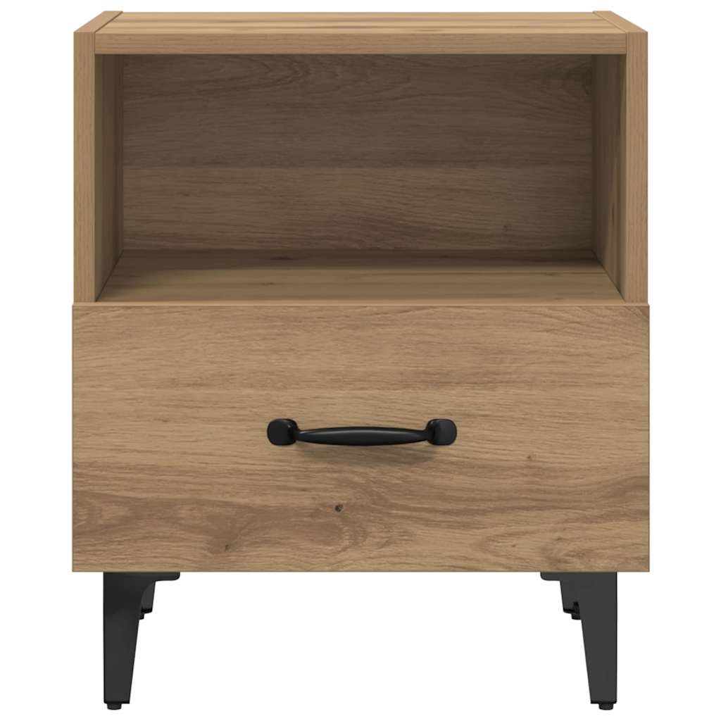 vidaXL Bedside Cabinet 2 pcs Artisan Oak 40 x 35 x 47.5 cm