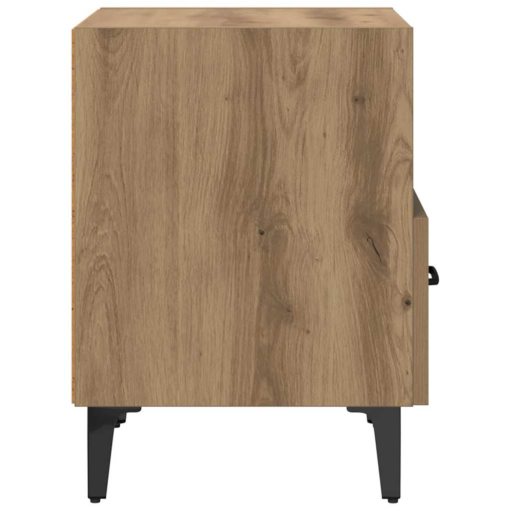 vidaXL Bedside Cabinet 2 pcs Artisan Oak 40 x 35 x 47.5 cm