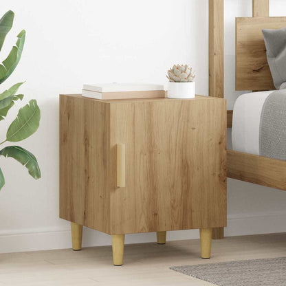 vidaXL Bedside Cabinet 2 pcs Artisan Oak 40 x 40 x 50 cm