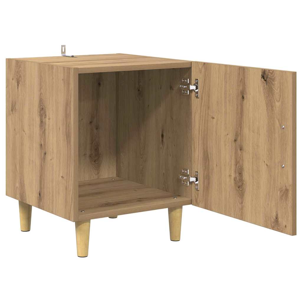 vidaXL Bedside Cabinet 2 pcs Artisan Oak 40 x 40 x 50 cm
