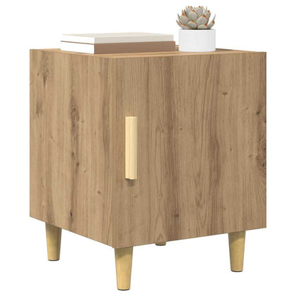 vidaXL Bedside Cabinet 2 pcs Artisan Oak 40 x 40 x 50 cm