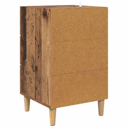 vidaXL Bedside Cabinet Old Wood 40 x 40 x 66 cm Engineered Wood