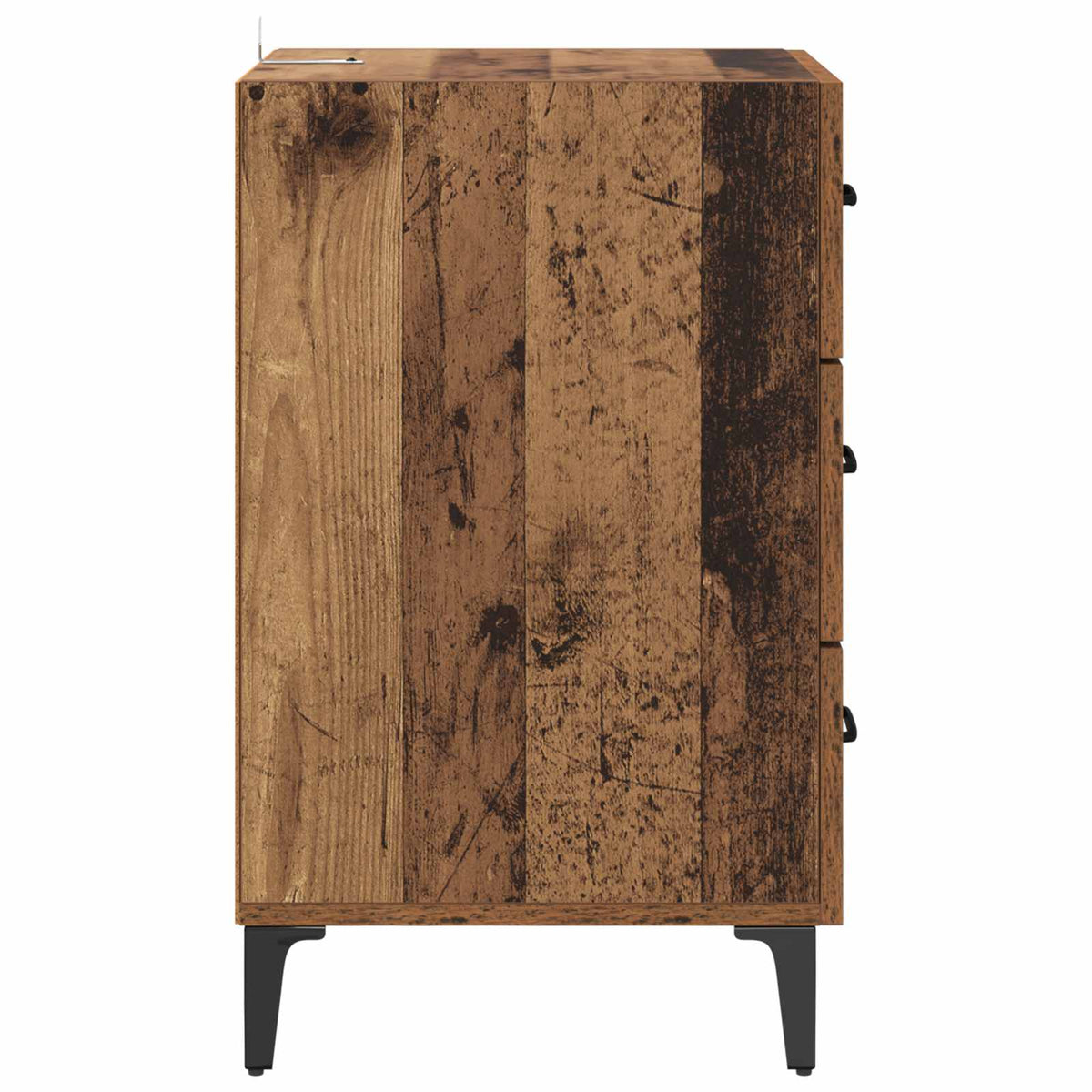 vidaXL Bedside Cabinet Old Wood 40 x 40.5 x 66 cm Engineered Wood