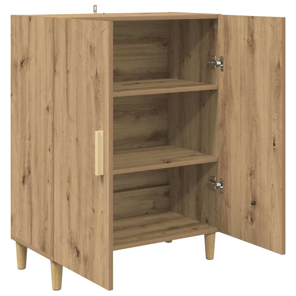 vidaXL Sideboard Artisan Oak 70 x 34 x 90 cm Engineered Wood