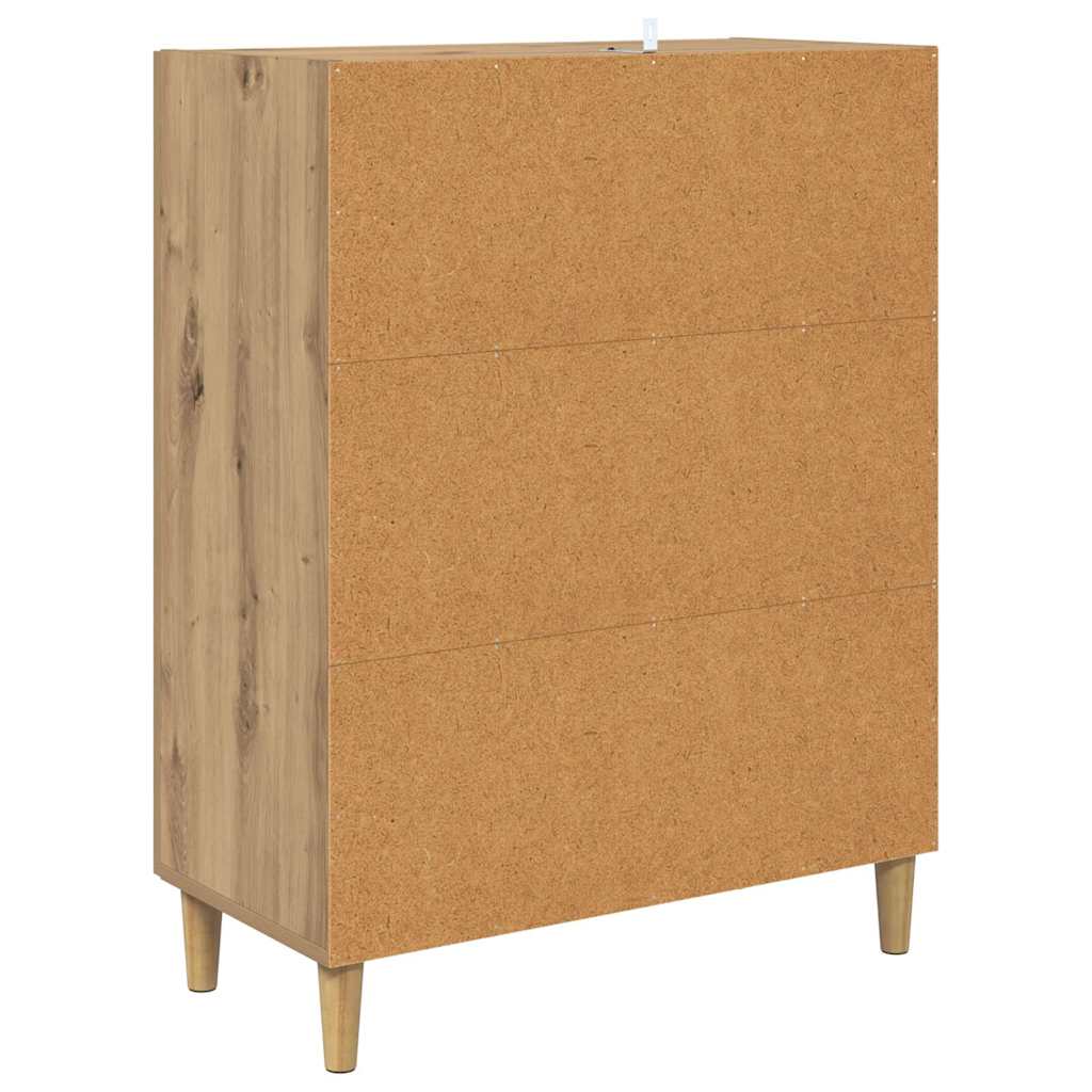 vidaXL Sideboard Artisan Oak 70 x 34 x 90 cm Engineered Wood