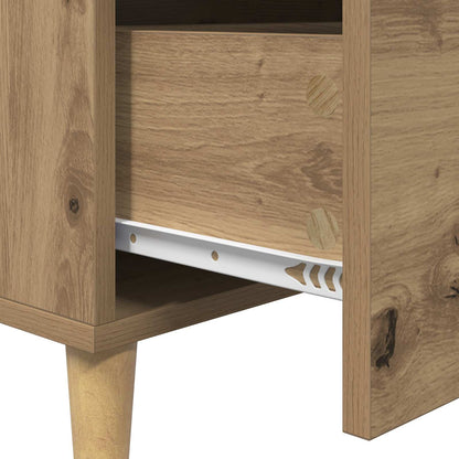 vidaXL Sideboard Artisan Oak 69.5 x 34 x 90 cm Engineered Wood