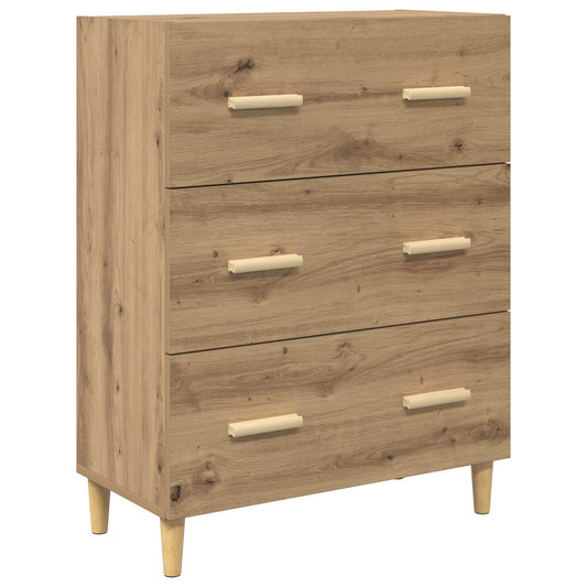 vidaXL Sideboard Artisan Oak 69.5 x 34 x 90 cm Engineered Wood