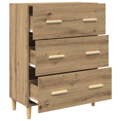 vidaXL Sideboard Artisan Oak 69.5 x 34 x 90 cm Engineered Wood