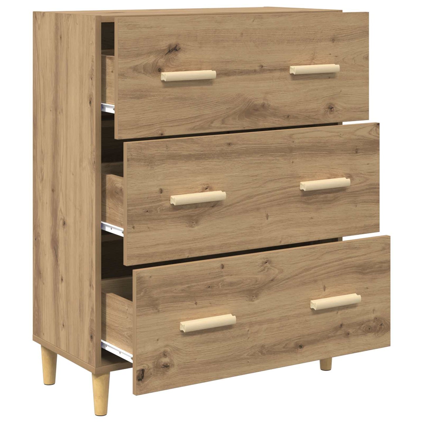 vidaXL Sideboard Artisan Oak 69.5 x 34 x 90 cm Engineered Wood