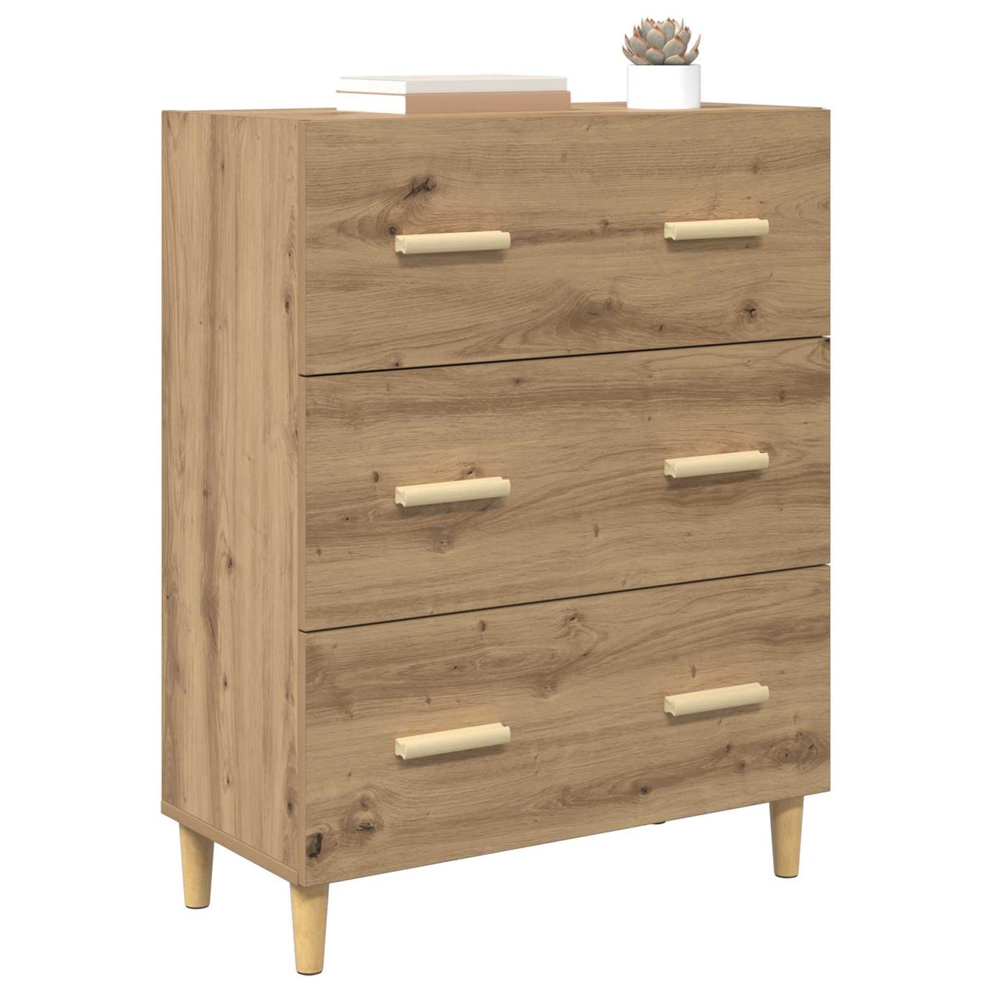 vidaXL Sideboard Artisan Oak 69.5 x 34 x 90 cm Engineered Wood