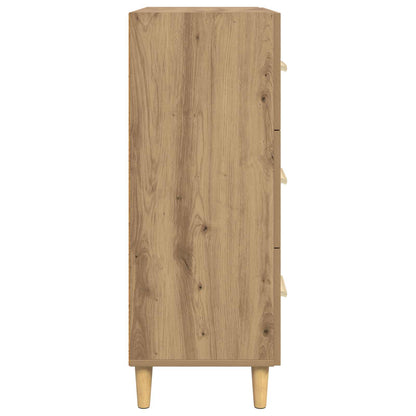 vidaXL Sideboard Artisan Oak 69.5 x 34 x 90 cm Engineered Wood