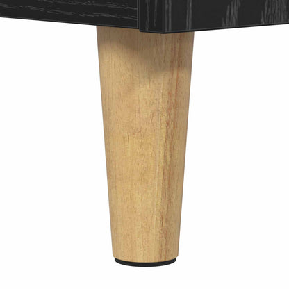 vidaXL Sideboard Black Oak 69.5 x 34 x 90 cm Engineered Wood