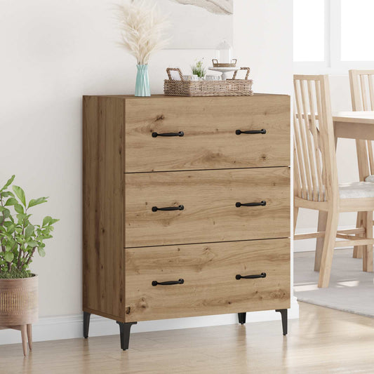 vidaXL Sideboard Artisan Oak 69.5 x 34 x 90 cm Engineered wood