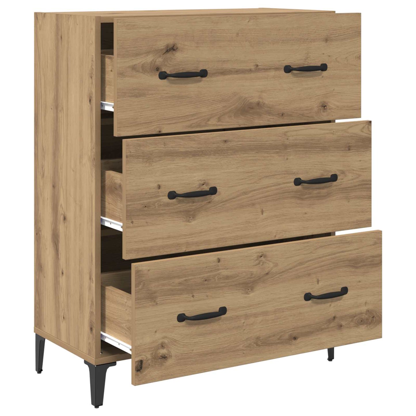 vidaXL Sideboard Artisan Oak 69.5 x 34 x 90 cm Engineered wood