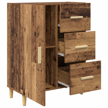 vidaXL Sideboard Old wood 34 x 69.5 x 90 cm Engineered Wood