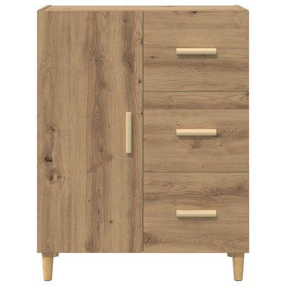 vidaXL Sideboard Artisan Oak 34 x 69.5 x 90 cm Engineered Wood