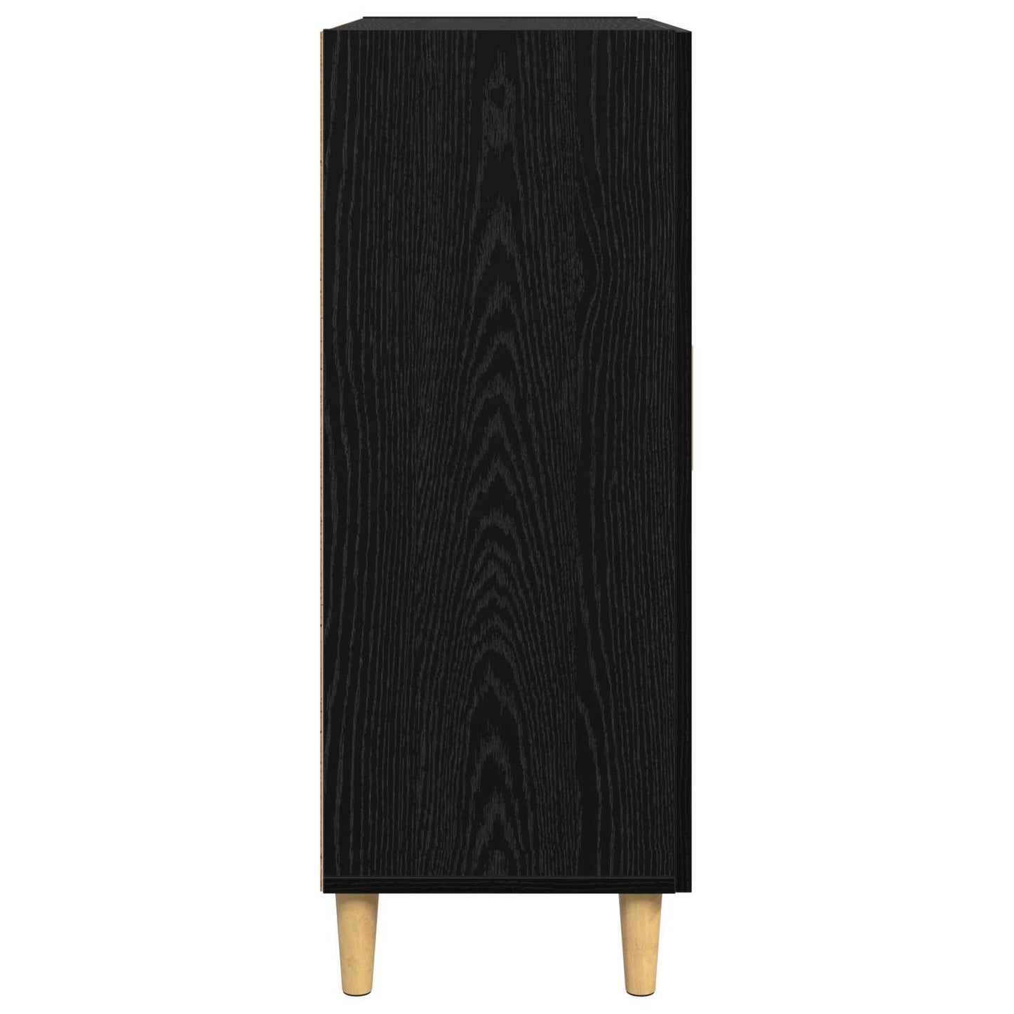 vidaXL Sideboard Black oak 34 x 69.5 x 90 cm Engineered Wood
