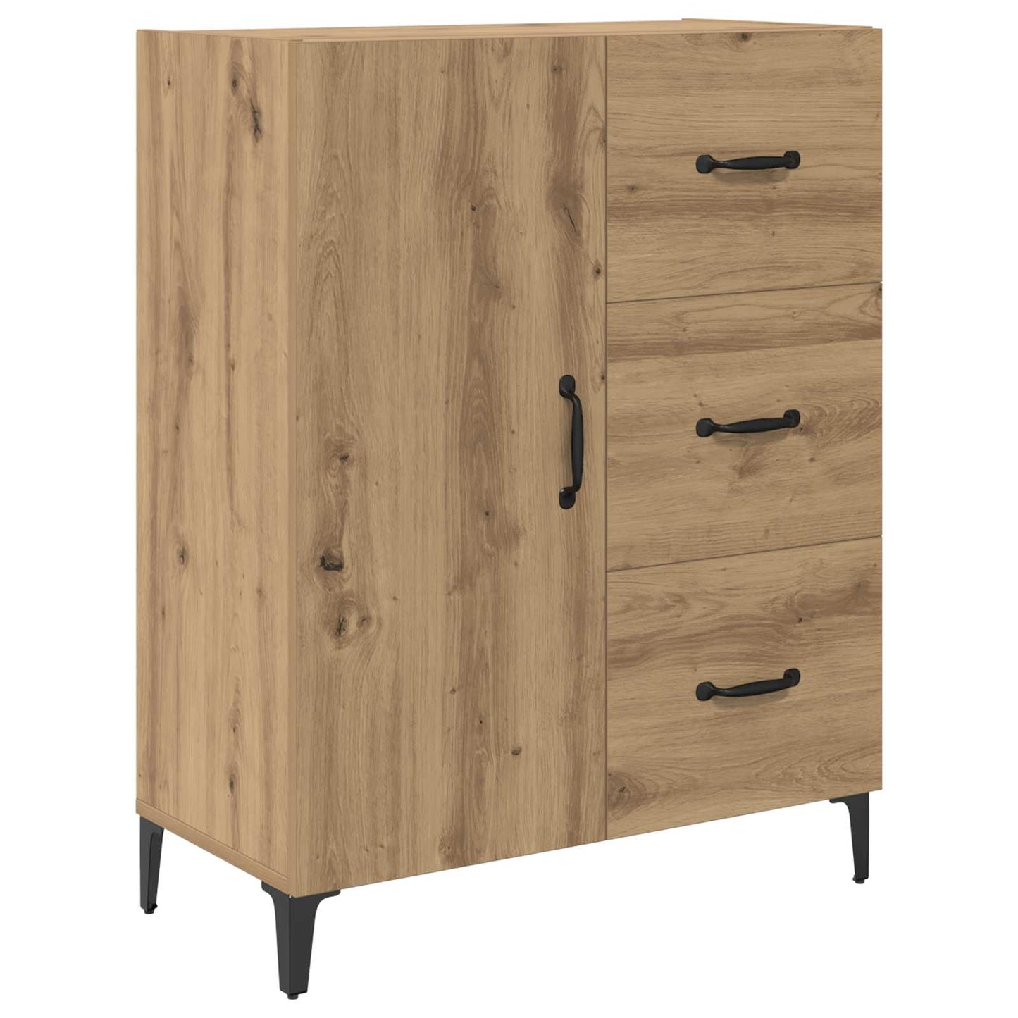 vidaXL Sideboard Artisan Oak 69.5 x 34 x 90 cm Engineered Wood