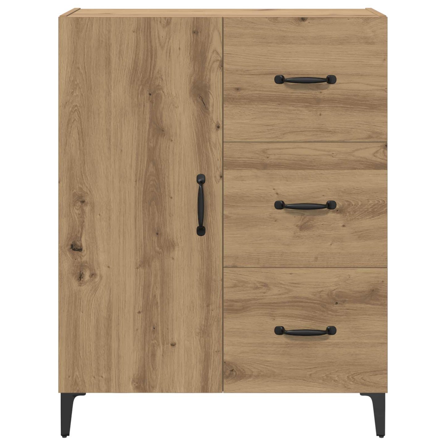 vidaXL Sideboard Artisan Oak 69.5 x 34 x 90 cm Engineered Wood