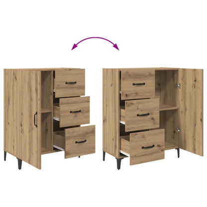 vidaXL Sideboard Artisan Oak 69.5 x 34 x 90 cm Engineered Wood