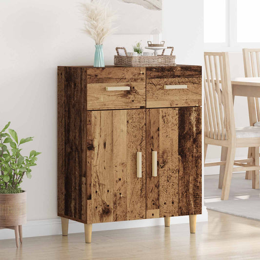 vidaXL Sideboard Old wood 34 x 69.5 x 89 cm Engineered Wood