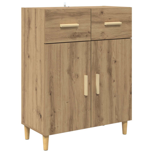 vidaXL Sideboard Artisan oak 34 x 69.5 x 89 cm Engineered Wood