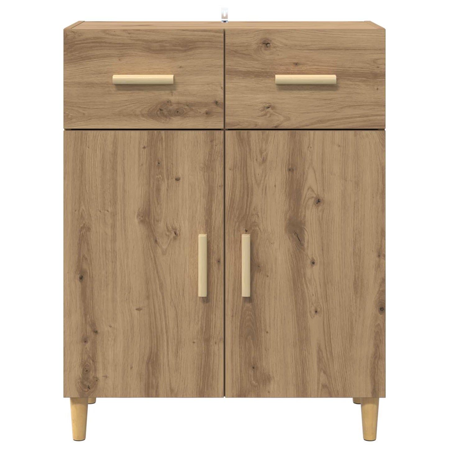 vidaXL Sideboard Artisan oak 34 x 69.5 x 89 cm Engineered Wood