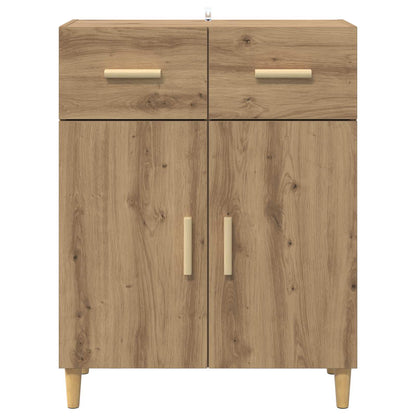vidaXL Sideboard Artisan oak 34 x 69.5 x 89 cm Engineered Wood