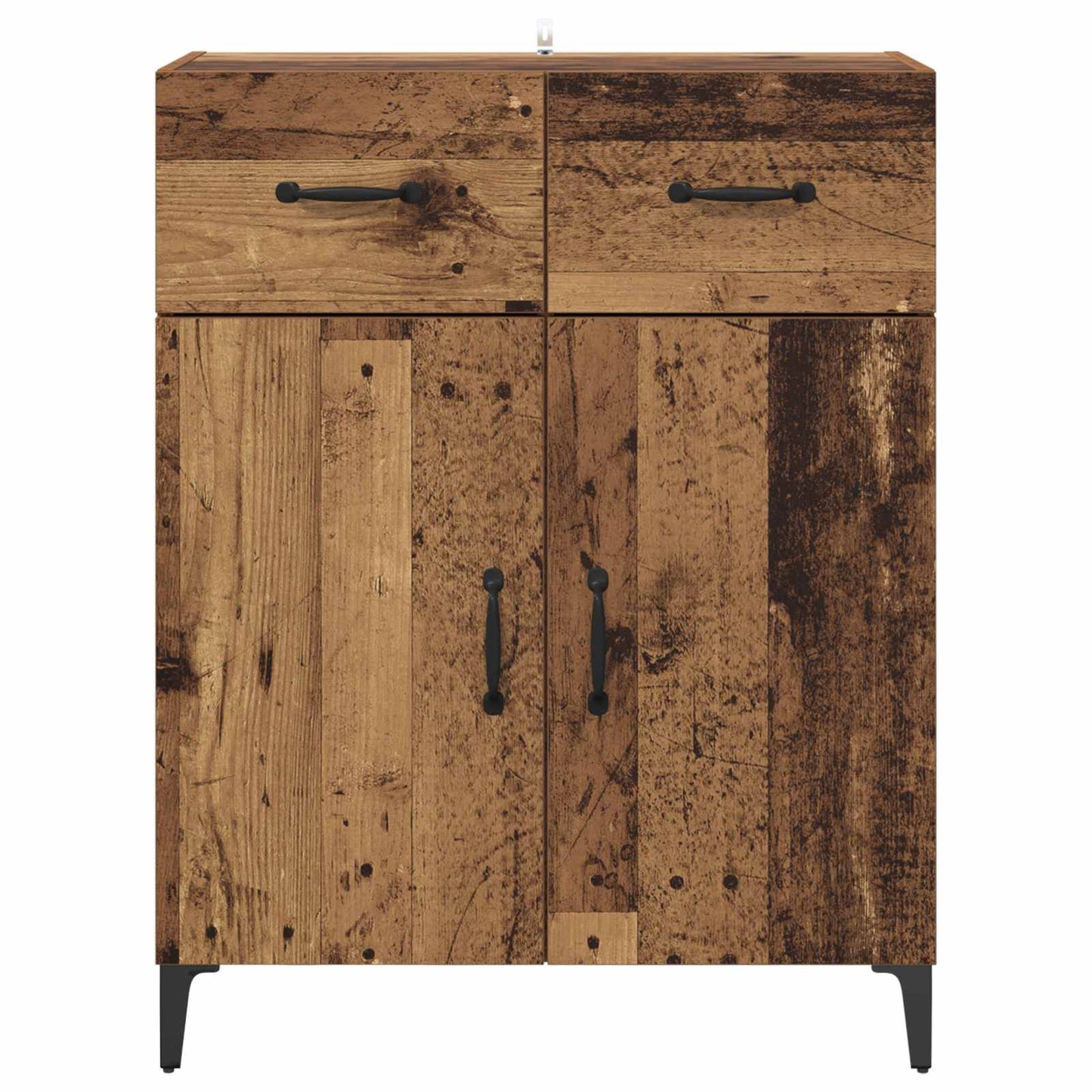 vidaXL Sideboard Old Wood 69.5 x 34 x 90 cm Engineered Wood