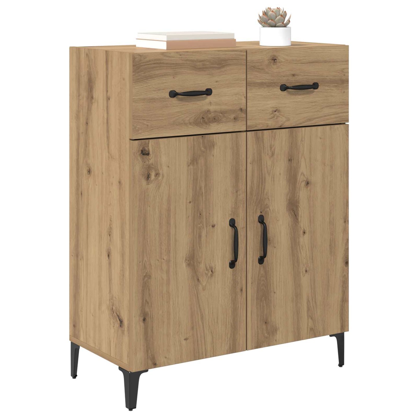 vidaXL Sideboard Artisan Oak 69.5 x 34 x 90 cm Engineered Wood