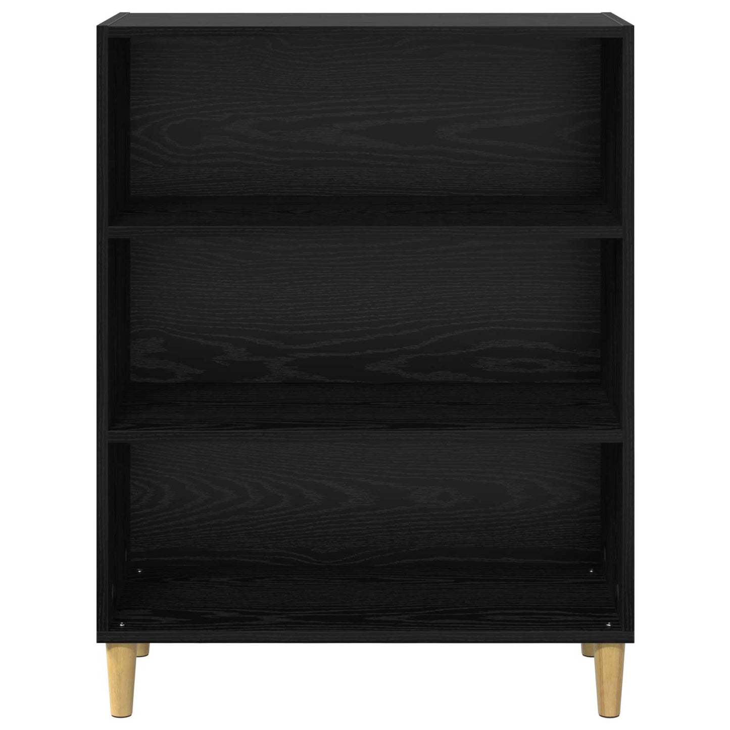 vidaXL Sideboard Black Oak 69.5 x 32.5 x 90 cm Engineered wood