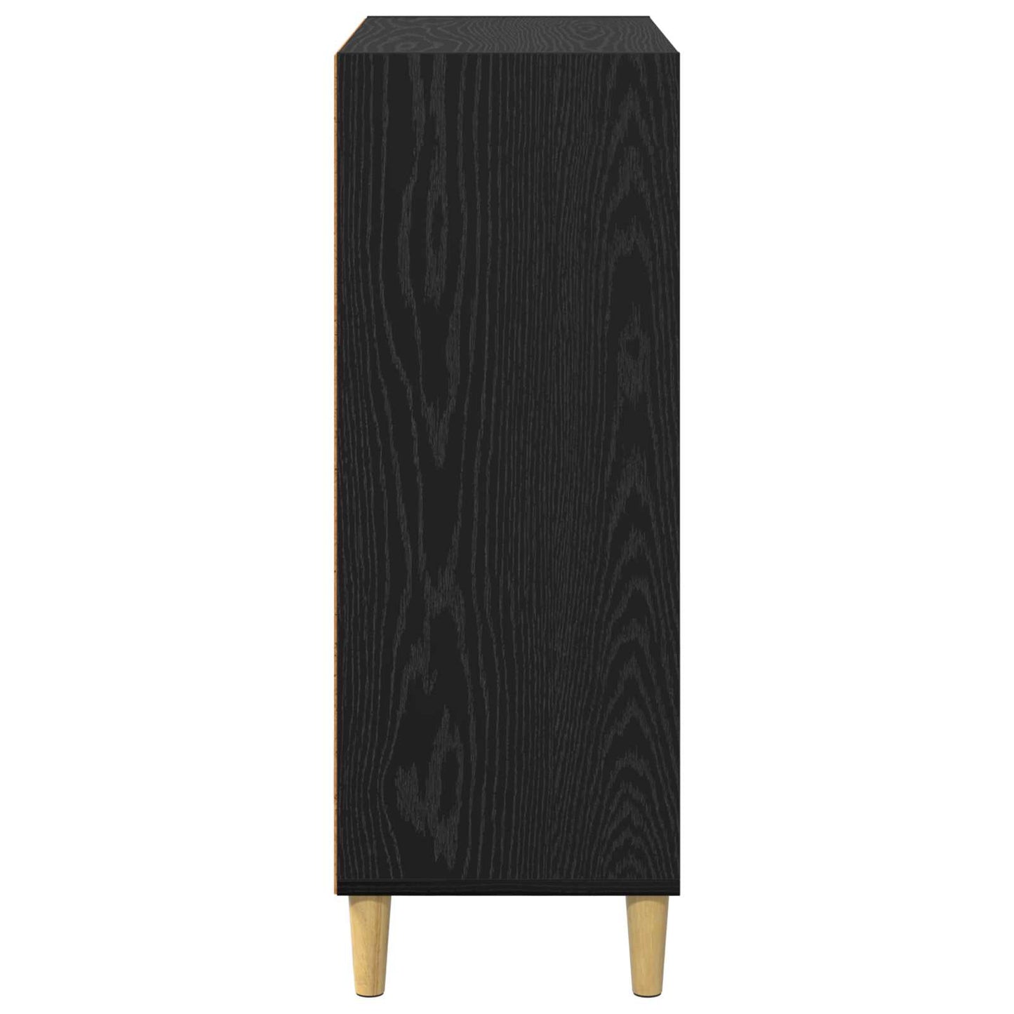 vidaXL Sideboard Black Oak 69.5 x 32.5 x 90 cm Engineered wood