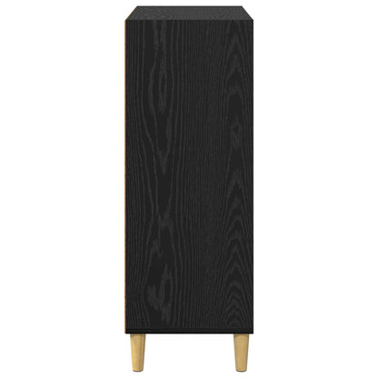 vidaXL Sideboard Black Oak 69.5 x 32.5 x 90 cm Engineered wood