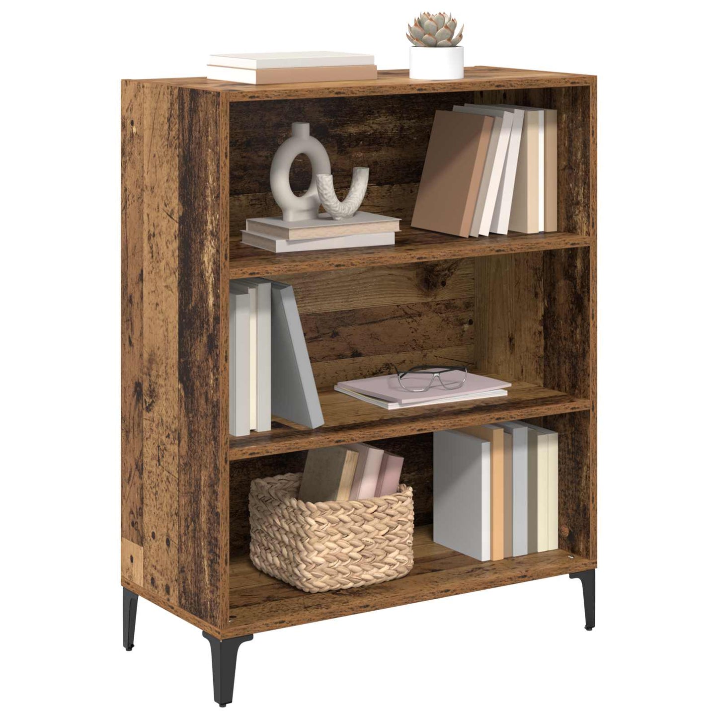 vidaXL Sideboard Old Wood 69.5 x 32.5 x 90 cm Engineered Wood