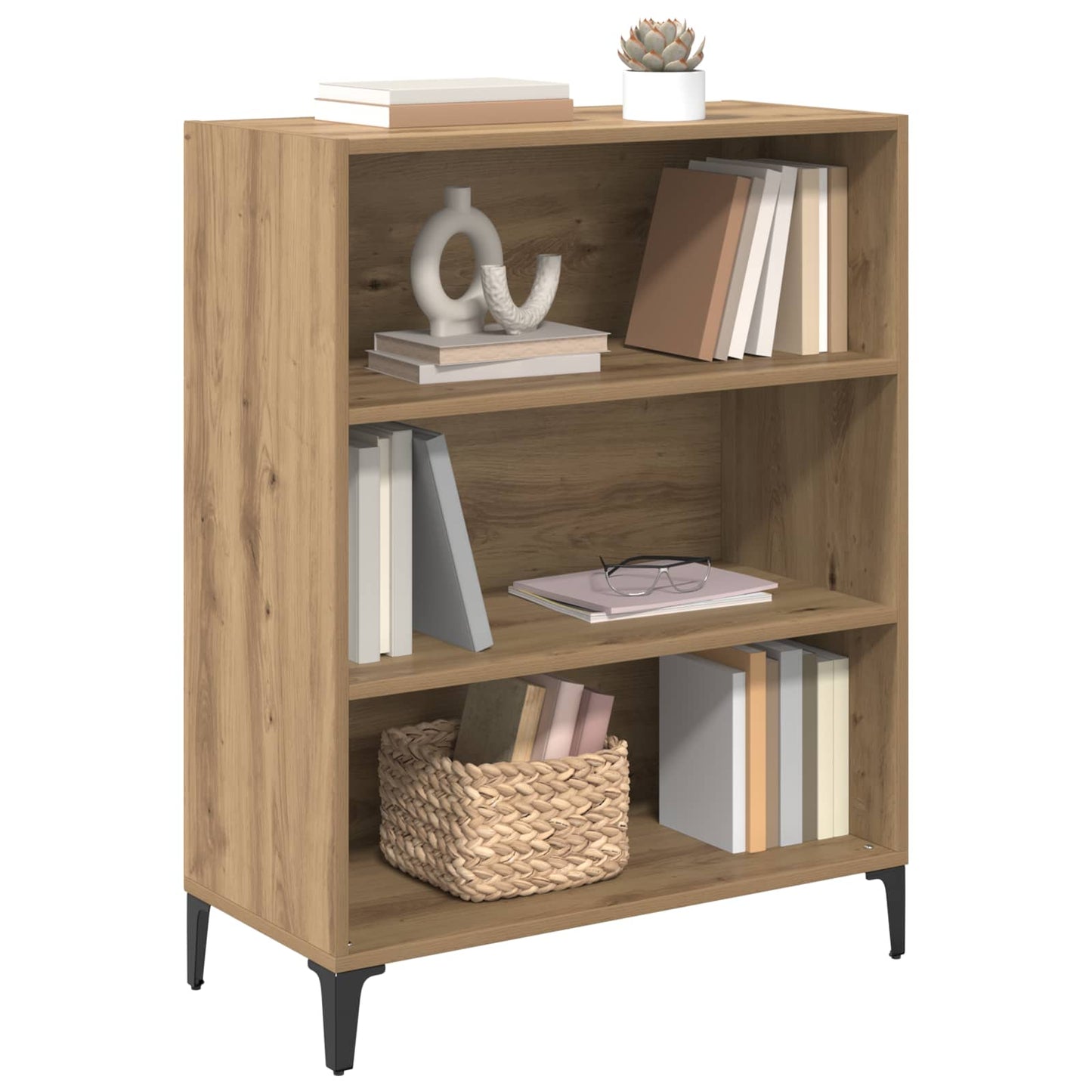 vidaXL Sideboard Artisan Oak 69.5 x 32.5 x 90 cm Engineered Wood