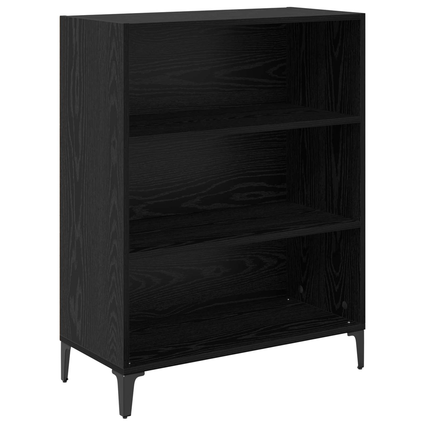 vidaXL Sideboard Black Oak 69.5 x 32.5 x 90 cm Engineered Wood