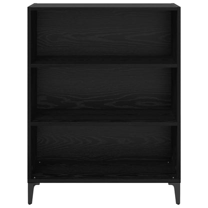 vidaXL Sideboard Black Oak 69.5 x 32.5 x 90 cm Engineered Wood