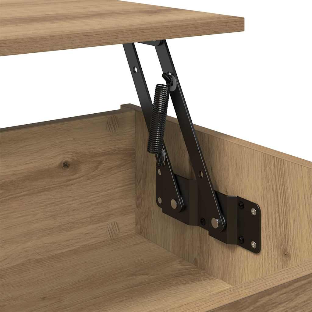 vidaXL Coffee Table Artisan Oak 80 x 50.5 x 41.5 cm Engineered Wood