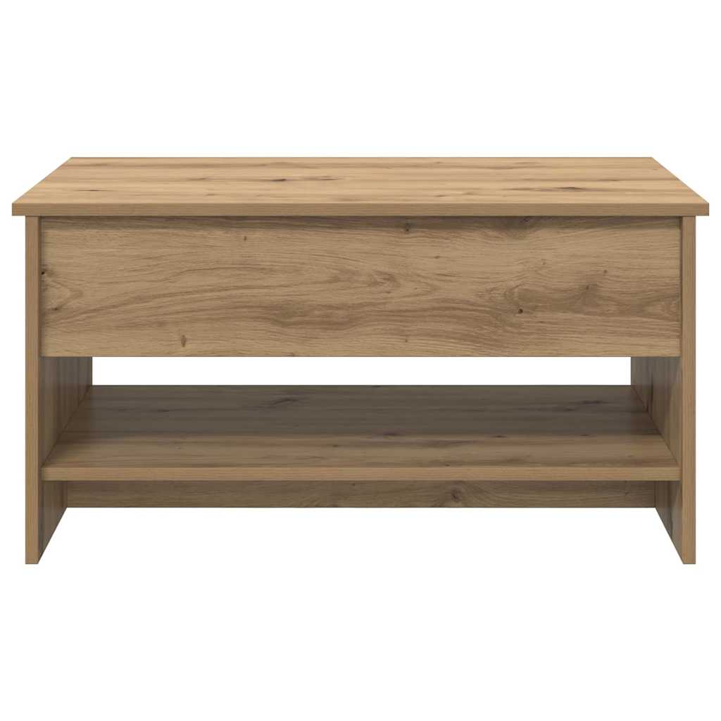 vidaXL Coffee Table Artisan Oak 80 x 50.5 x 41.5 cm Engineered Wood