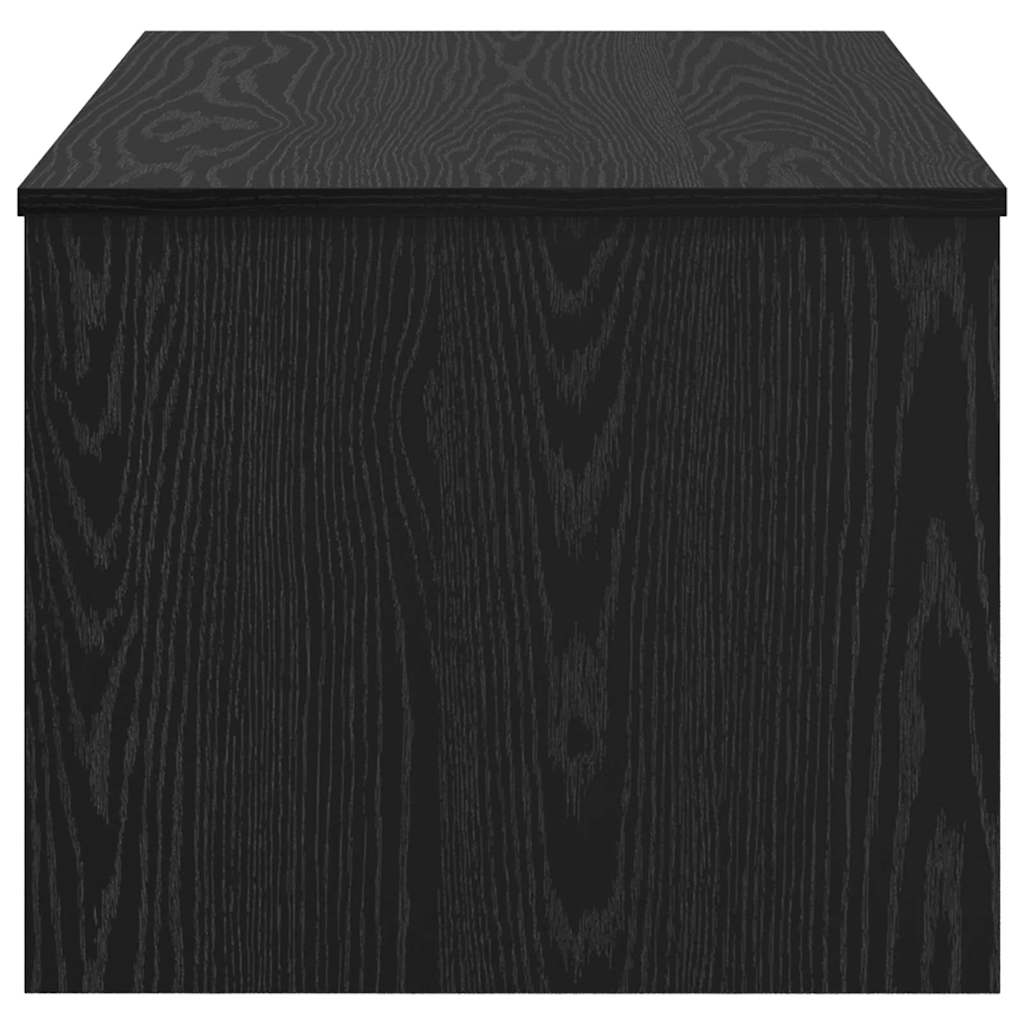 vidaXL Coffee Table Black Oak 80 x 50.5 x 41.5 cm Engineered Wood