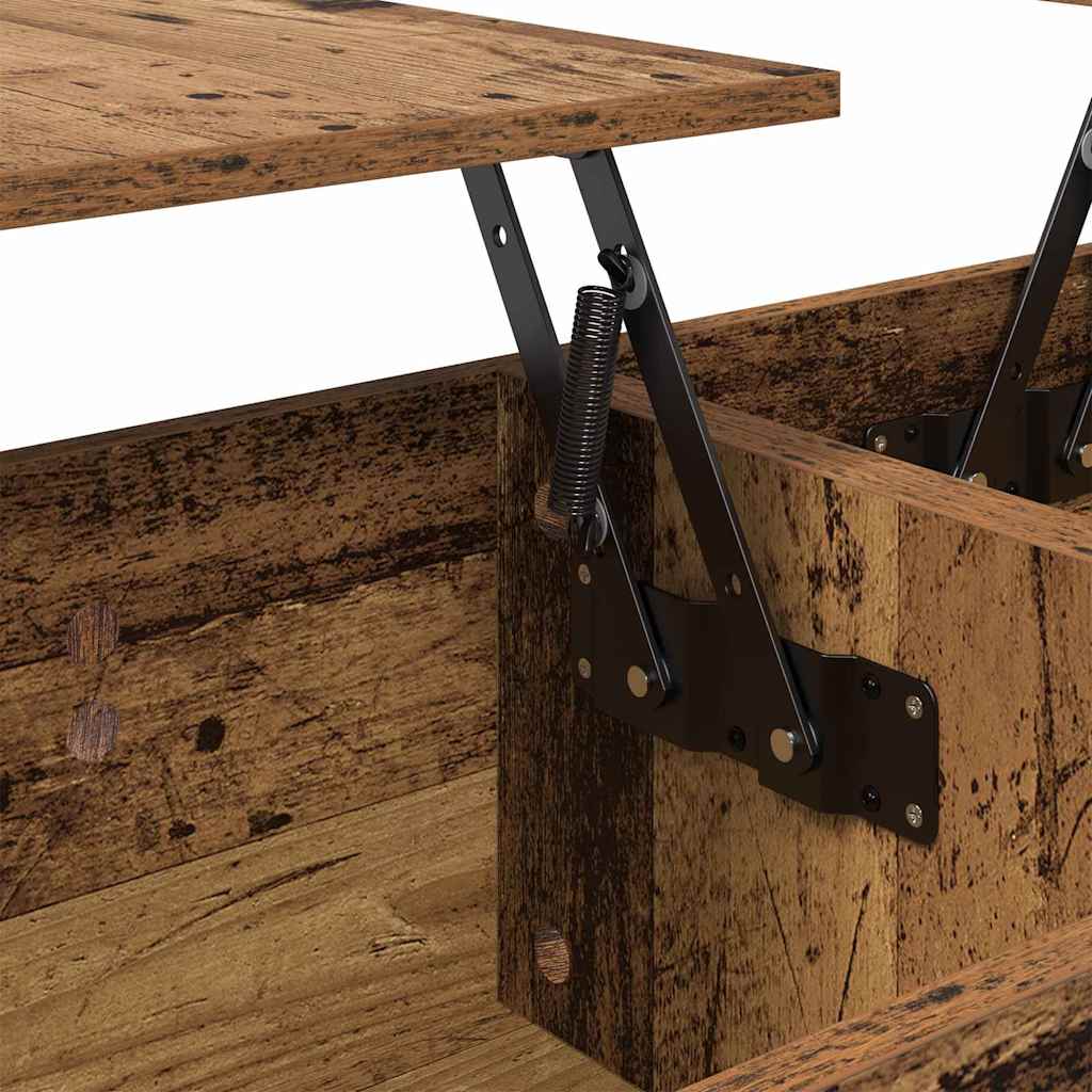 vidaXL Coffee Table Old Wood 102 x 50.5 x 46.5 cm Engineered Wood