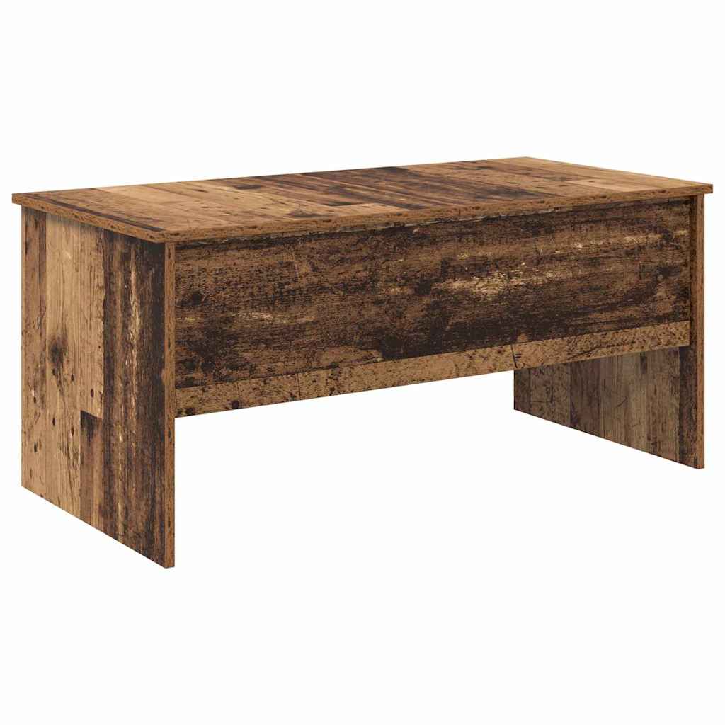 vidaXL Coffee Table Old Wood 102 x 50.5 x 46.5 cm Engineered Wood
