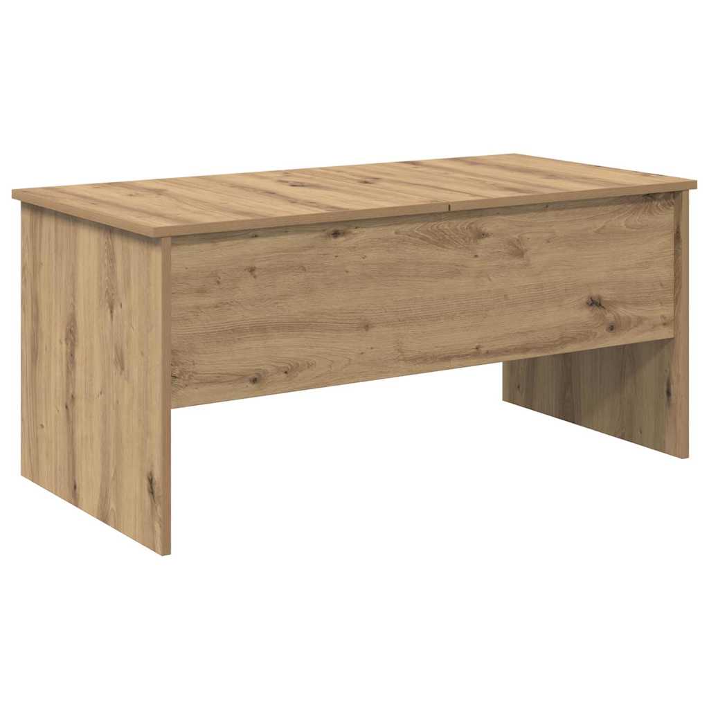 vidaXL Coffee Table Artisan Oak 102 x 50.5 x 46.5 cm Engineered Wood