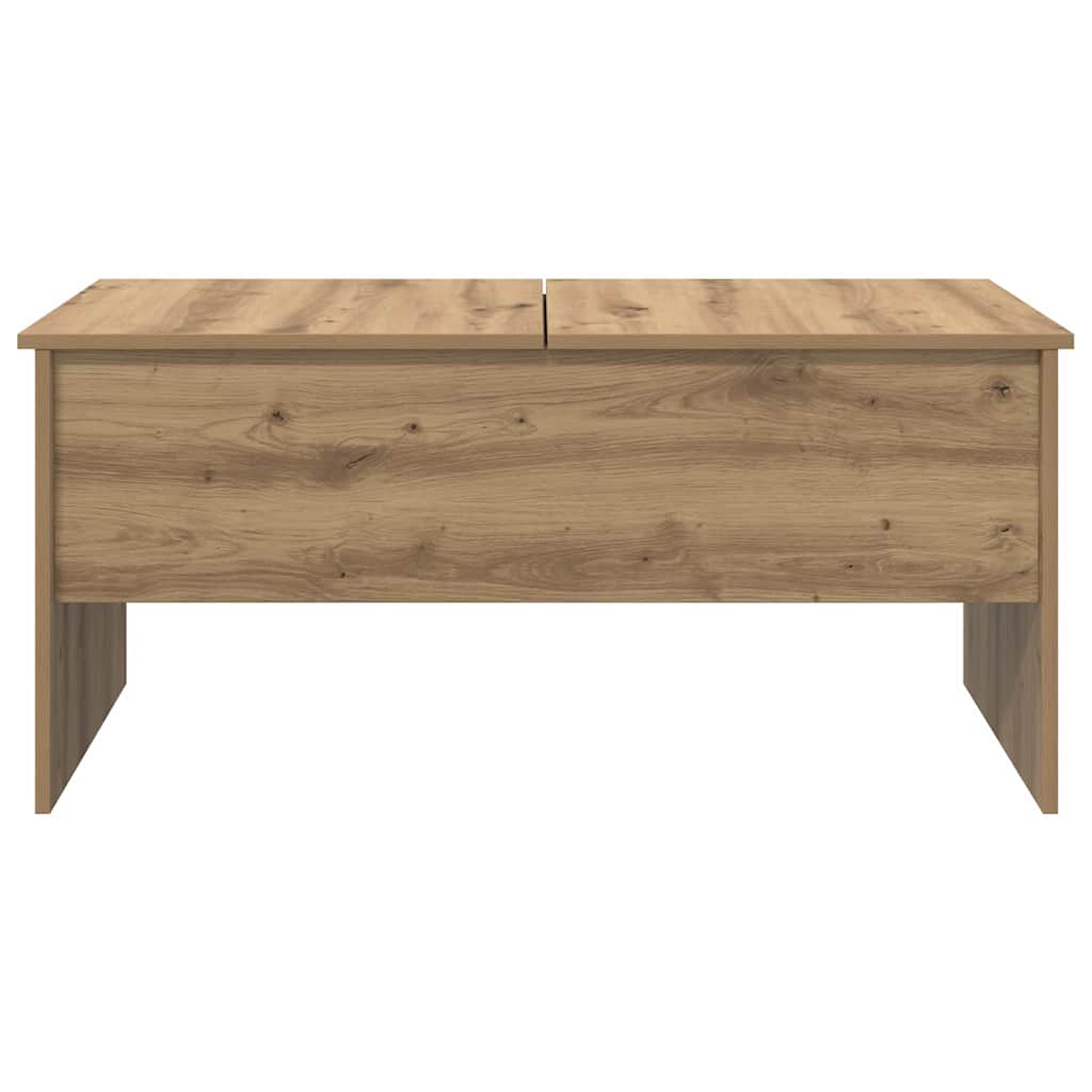 vidaXL Coffee Table Artisan Oak 102 x 50.5 x 46.5 cm Engineered Wood