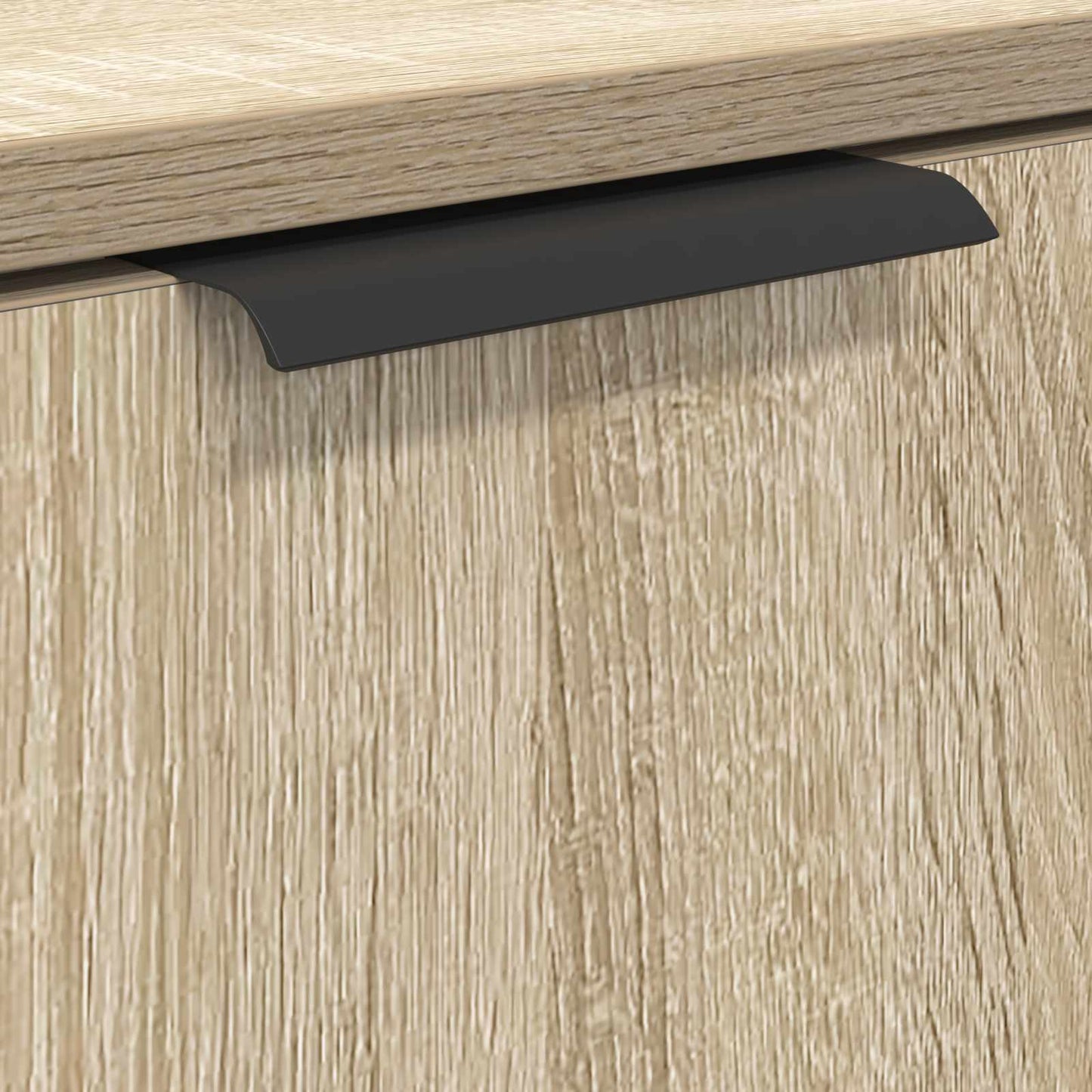 vidaXL Bathroom Cabinet Sonoma Oak 64.5 x 33.5 x 59 cm Engineered Wood